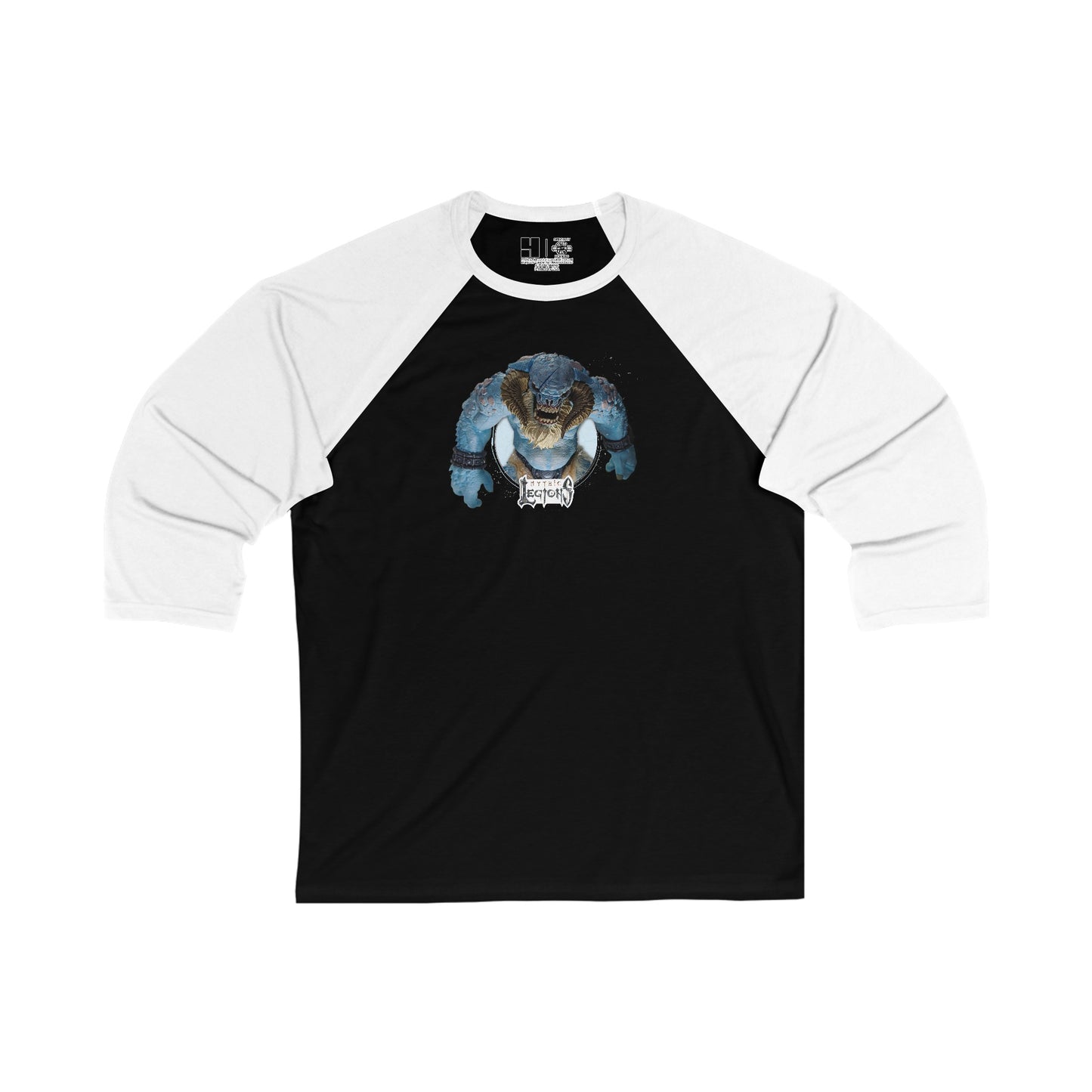 Ice Troll | Mythic Legions | 3\4 Sleeve Baseball T-Shirt