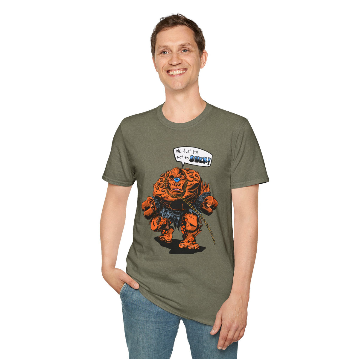 CB's Birthday Brontus | Mythic Legions | Fan Art | Soft T-Shirt