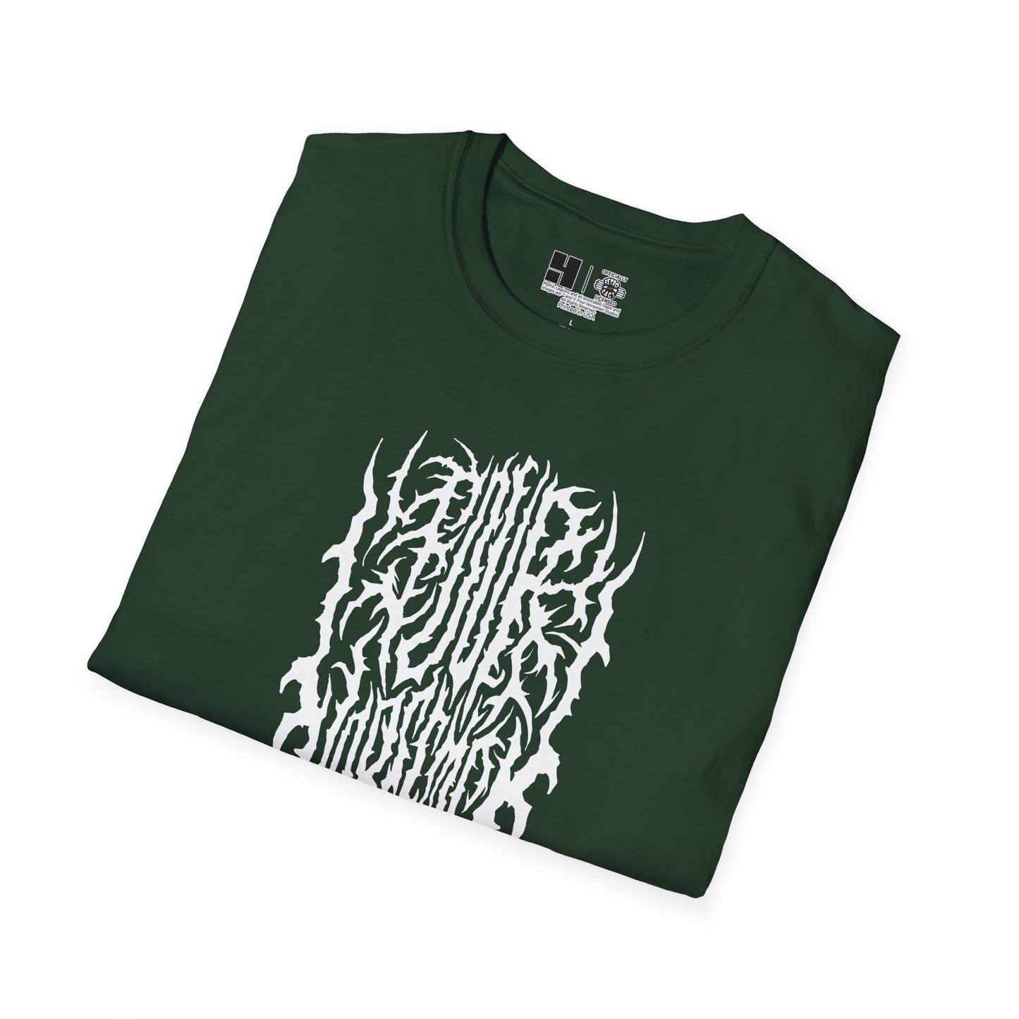 4H Metal Logo White | Mythic Legions | Soft T-Shirt