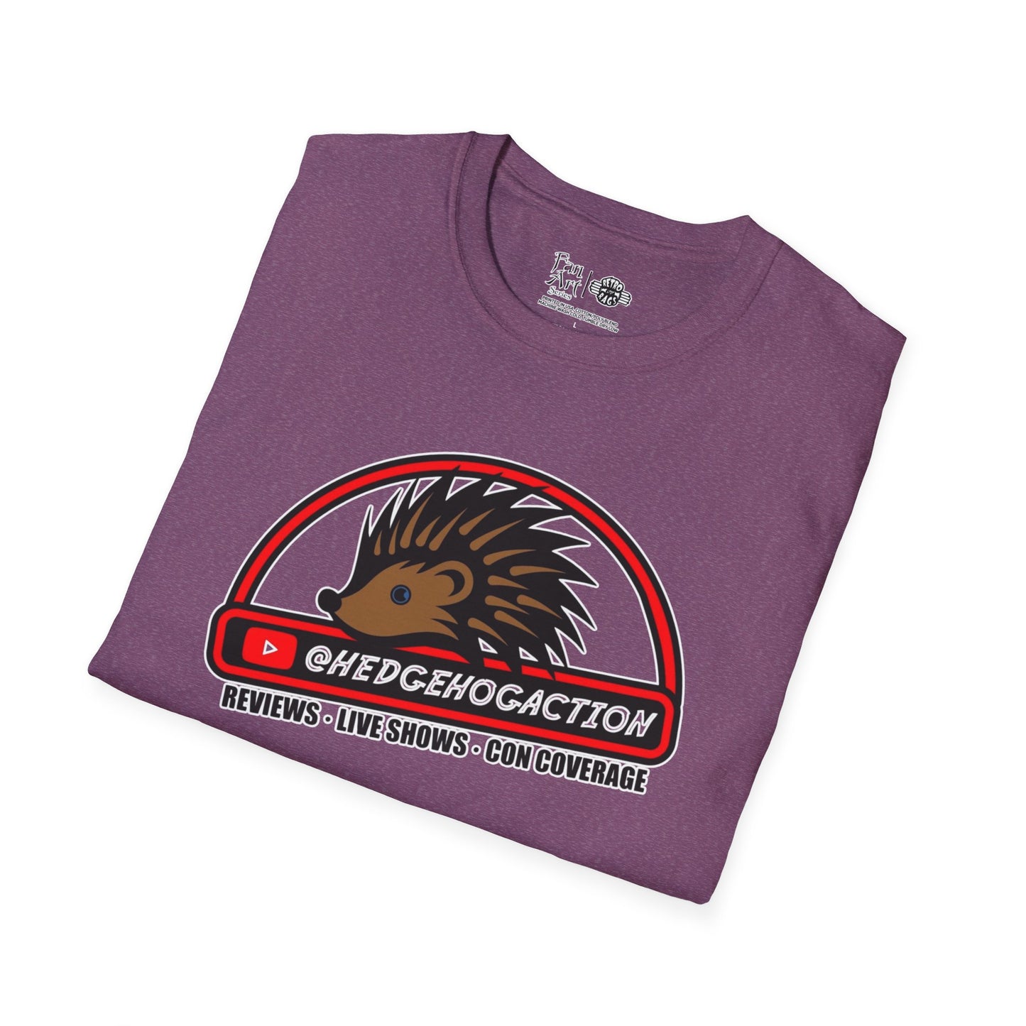 Hedgehog Action Logo | Mythic Legions | Fan Art | Soft T-Shirt