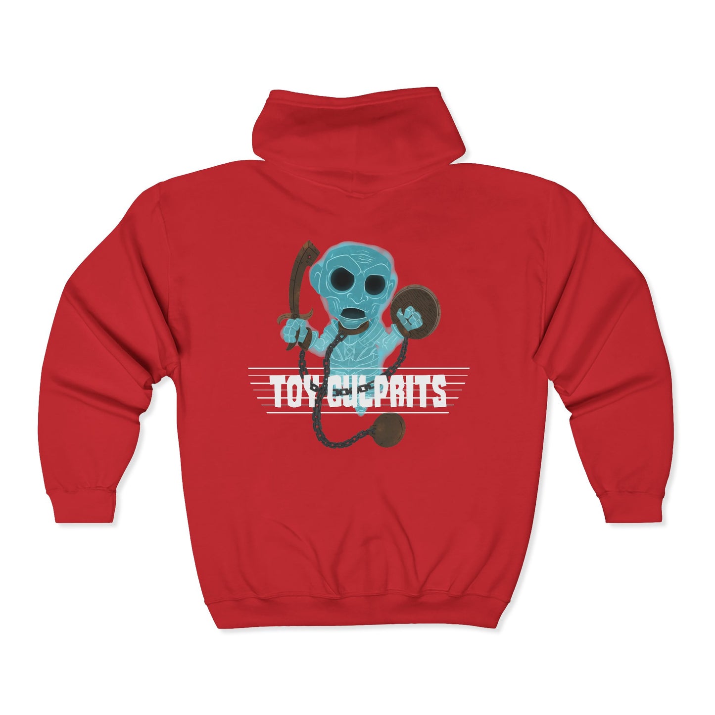 Toy Culprits Blue Ghost | Mythic Legions | Fan Art | Full Zip Hoodie