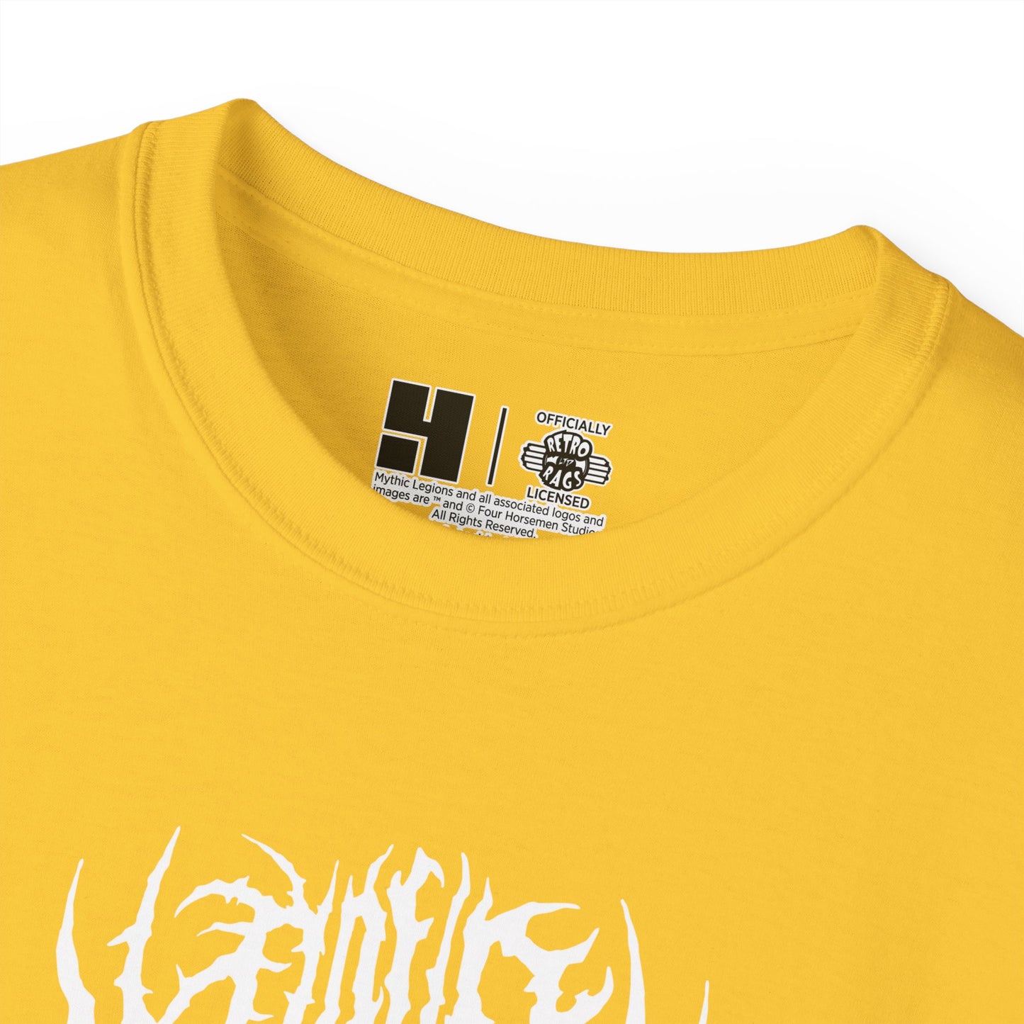 4H Metal Logo White | Mythic Legions | Standard T-Shirt