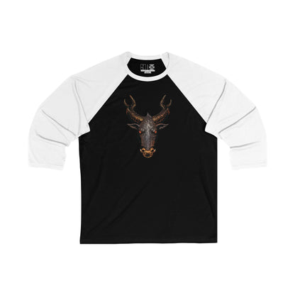 The Jersey Devil | Figura Obscura | 3\4 Sleeve Baseball T-Shirt