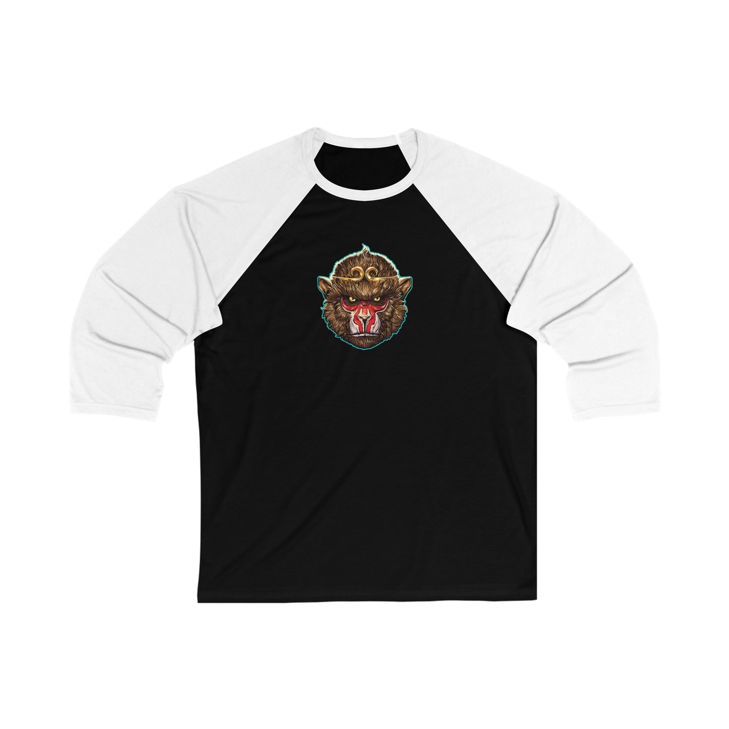 Monkey King, The v2 | Figura Obscura | 3\4 Sleeve Baseball T-Shirt