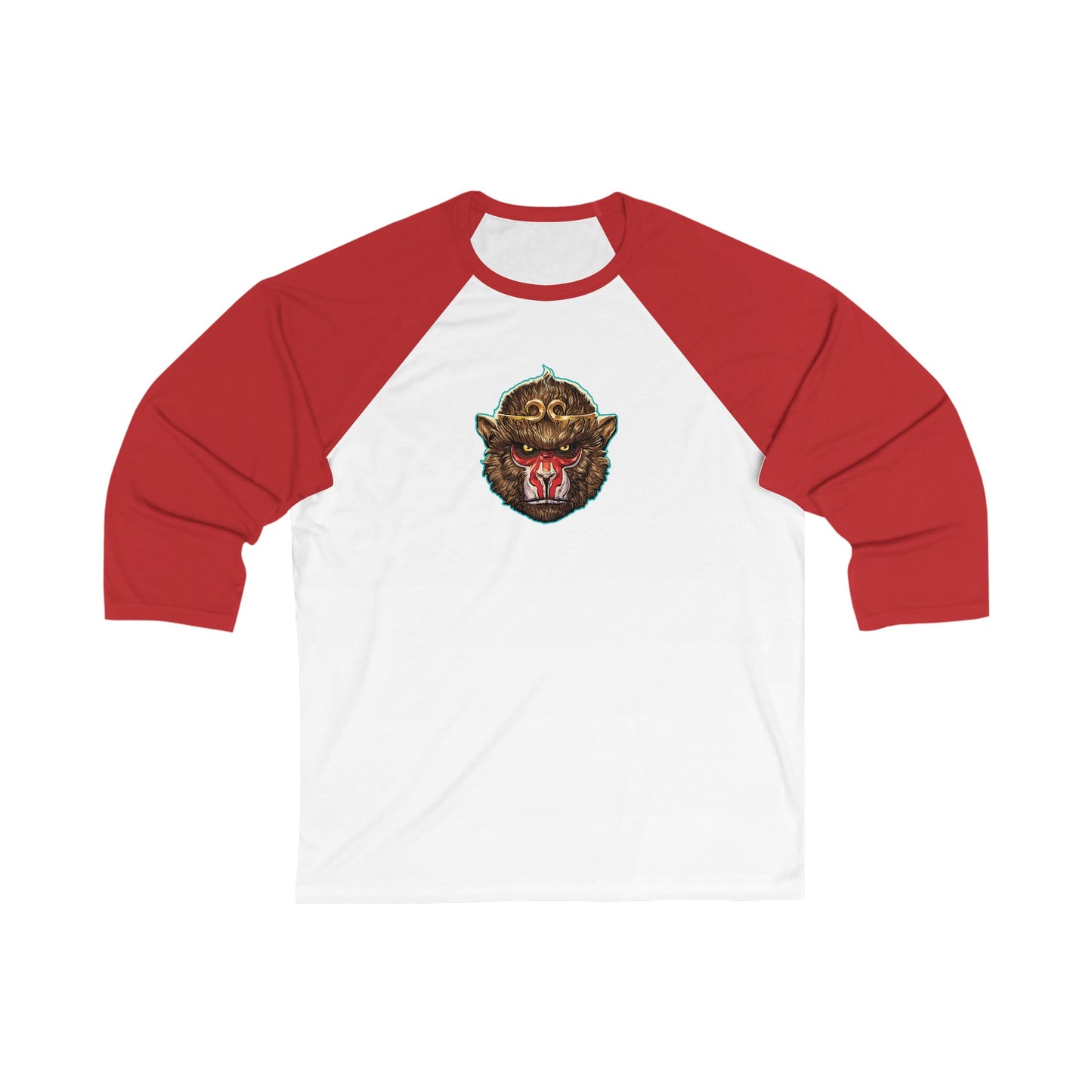 Monkey King, The v2 | Figura Obscura | 3\4 Sleeve Baseball T-Shirt