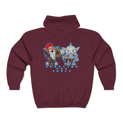 Shooting the Shelf | Mythic Legions | Fan Art | Full Zip Hoodie