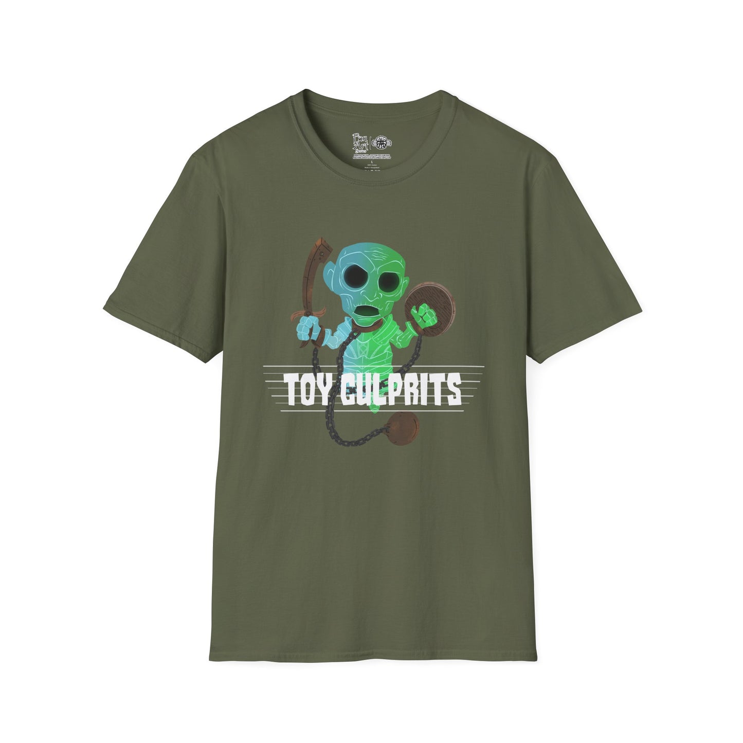 Toy Culprits Blue & Green Ghost | Mythic Legions | Fan Art | Soft T-Shirt