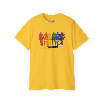 Rainbow Ghosts w/ Toy Culprits Black Logo | Mythic Legions | Fan Art | Standard T-Shirt
