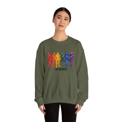 Rainbow Ghosts w/ Toy Culprits Black Logo | Mythic Legions | Fan Art | Sweatshirt