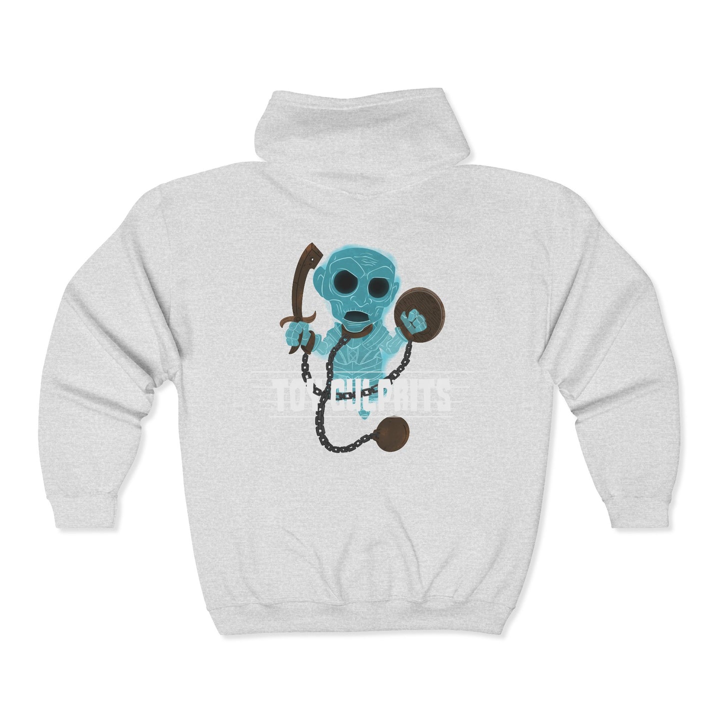 Toy Culprits Blue Ghost | Mythic Legions | Fan Art | Full Zip Hoodie