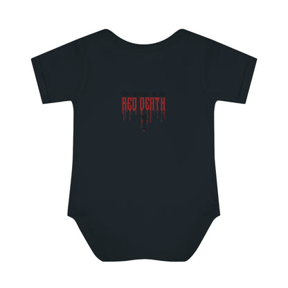 Masque of the Red Death, The | Black/Red | Figura Obscura | Baby Bodysuit