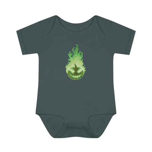 Headless Horseman, The | Green | Figura Obscura | Baby Bodysuit