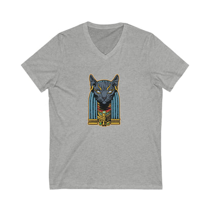 Bastet | Figura Obscura | V-Neck T-Shirt