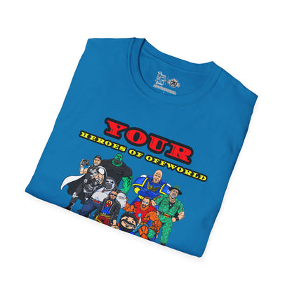 Heroes of Offworld | Mythic Legions | Fan Art | Soft T-Shirt