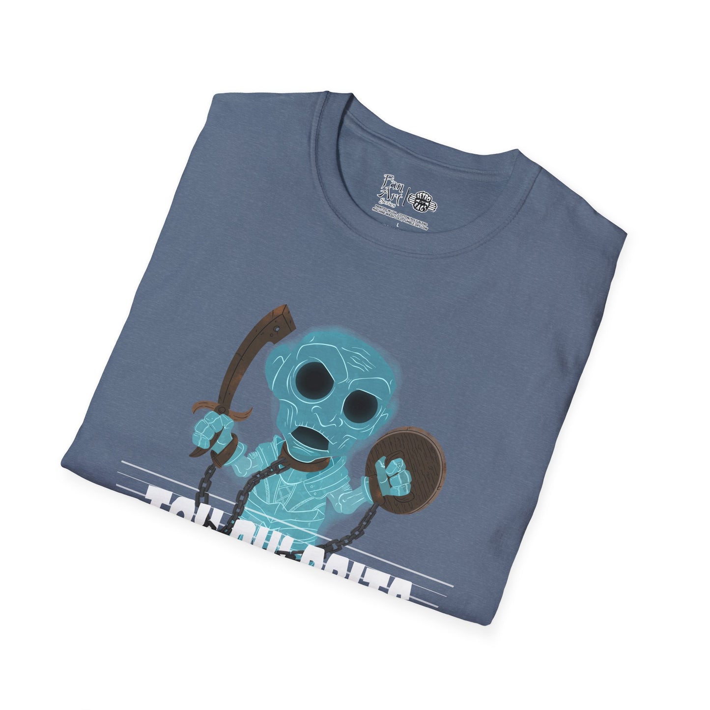 Toy Culprits Blue Ghost | Mythic Legions | Fan Art | Soft T-Shirt