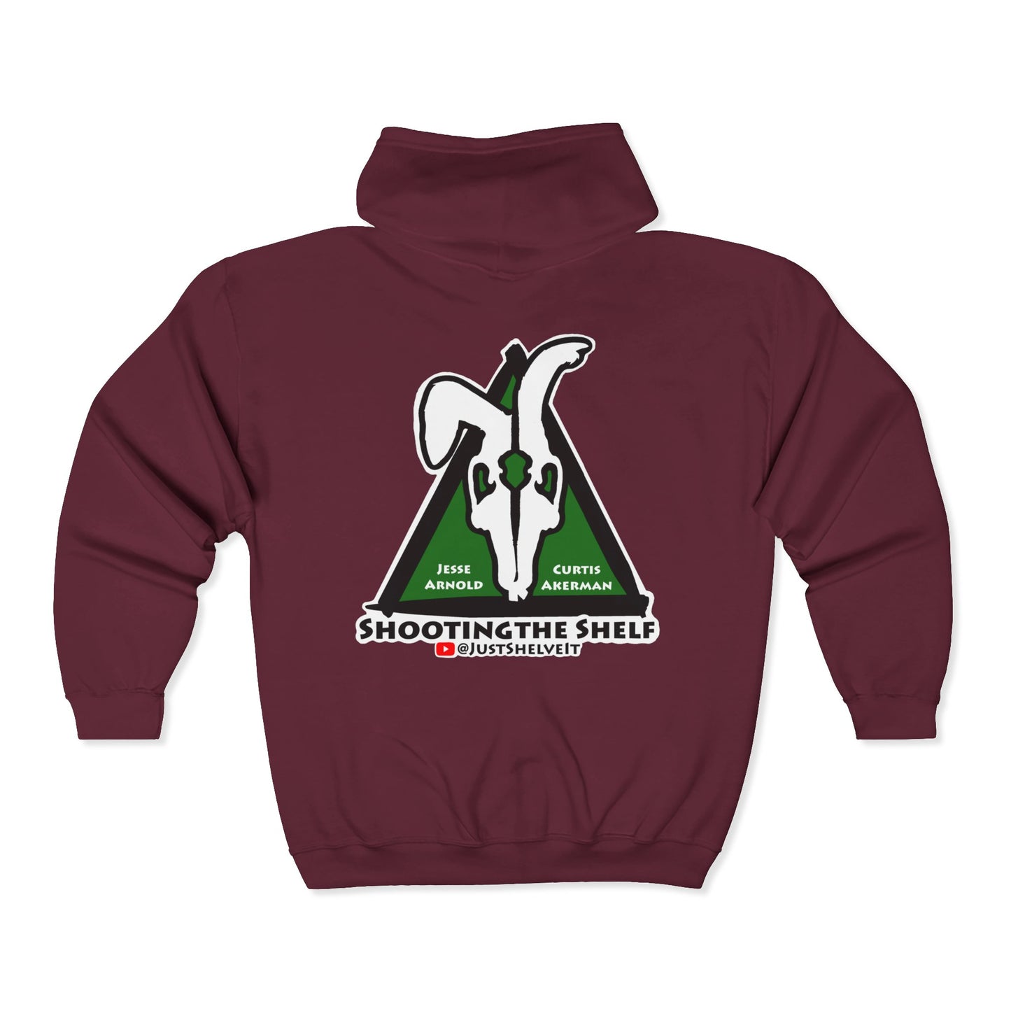 Shooting the Shelf Logo | Mythic Legions | Fan Art | Full Zip Hoodie