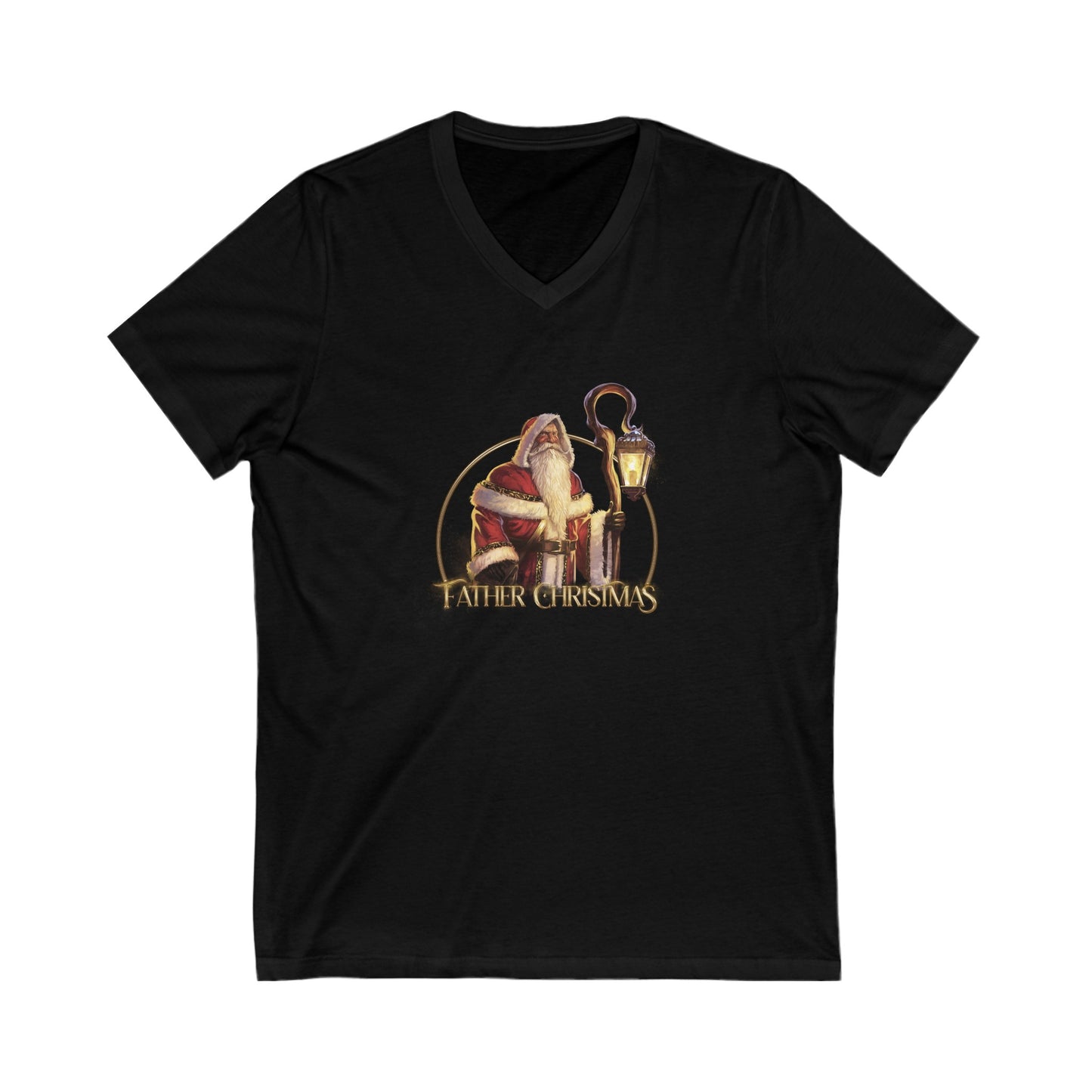 Father Christmas v1 | Figura Obscura | V-Neck T-Shirt