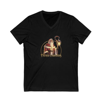 Father Christmas v1 | Figura Obscura | V-Neck T-Shirt