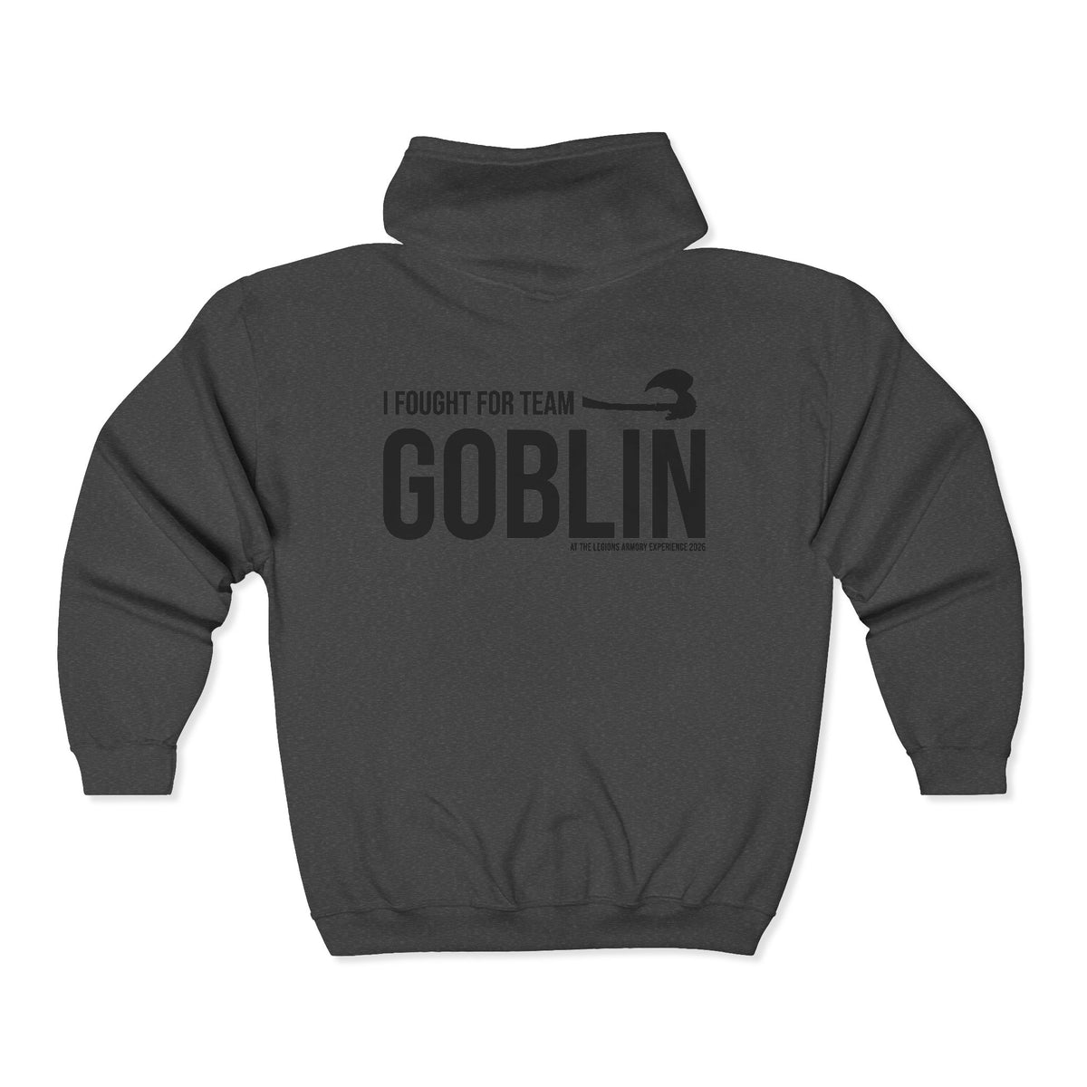 Team Goblin Legions Con 2026 (Black Logo) | Mythic Legions | Full Zip Hoodie