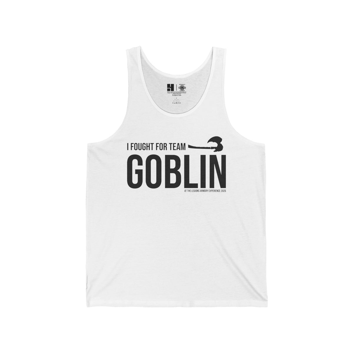 Team Goblin Legions Con 2026 (Black Logo) | Mythic Legions | Tank Top