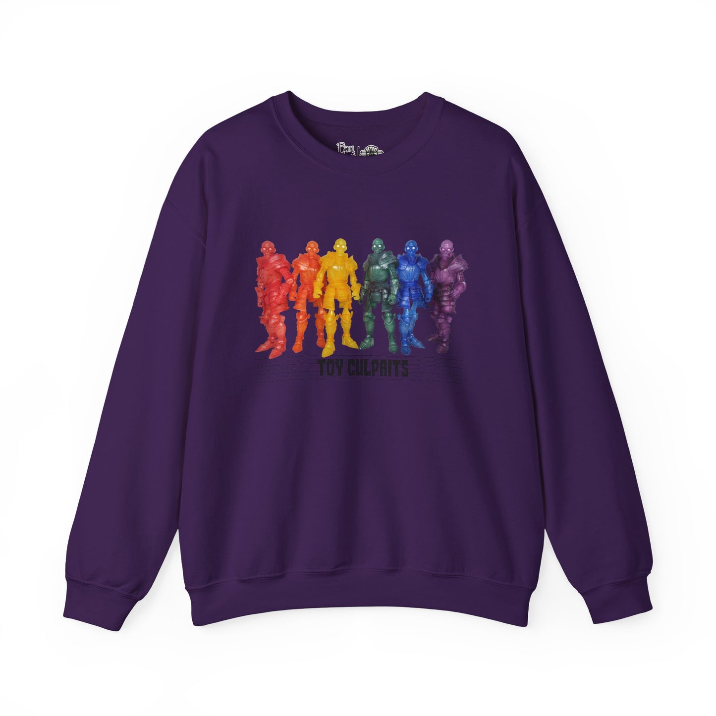 Rainbow Ghosts w/ Toy Culprits Black Logo | Mythic Legions | Fan Art | Sweatshirt