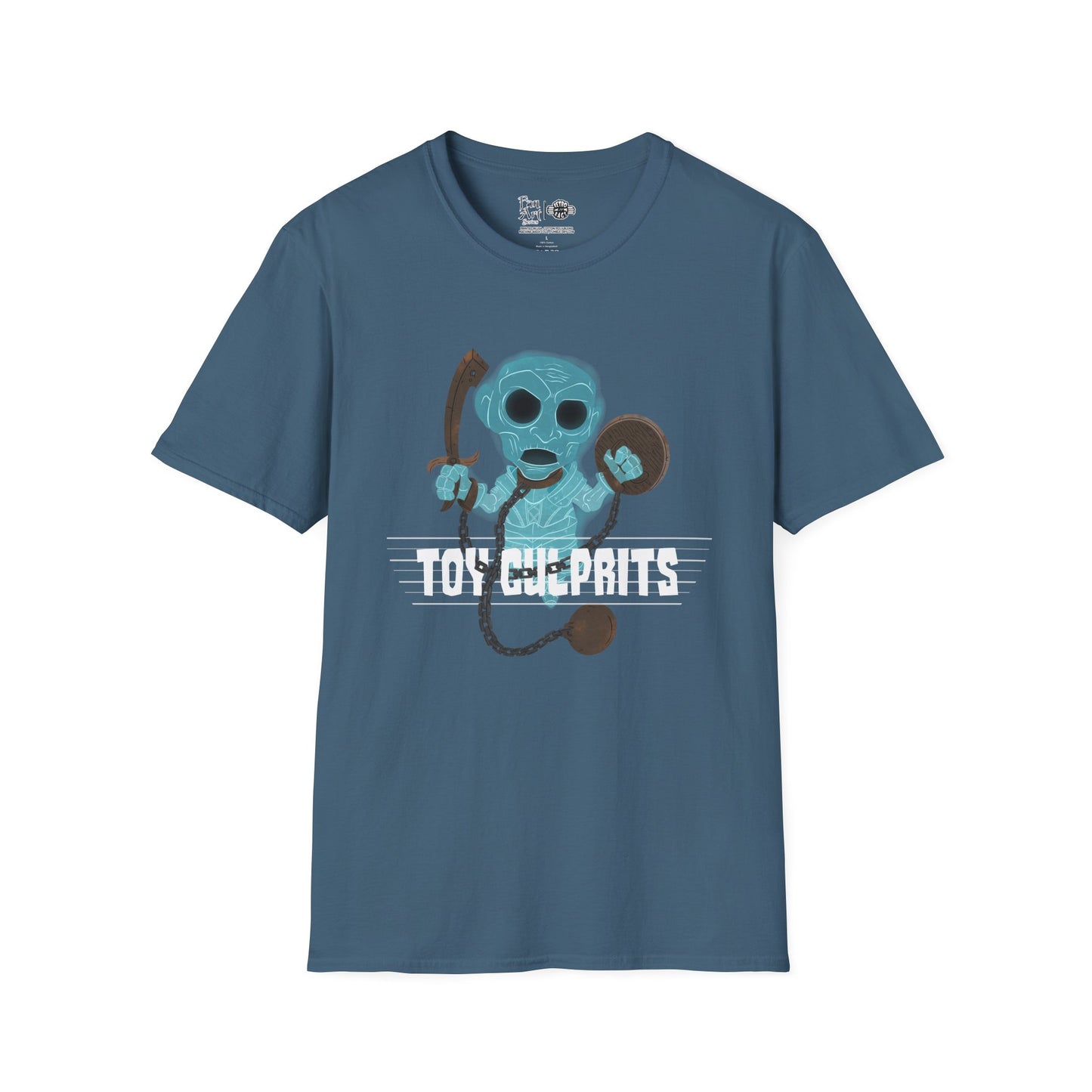 Toy Culprits Blue Ghost | Mythic Legions | Fan Art | Soft T-Shirt