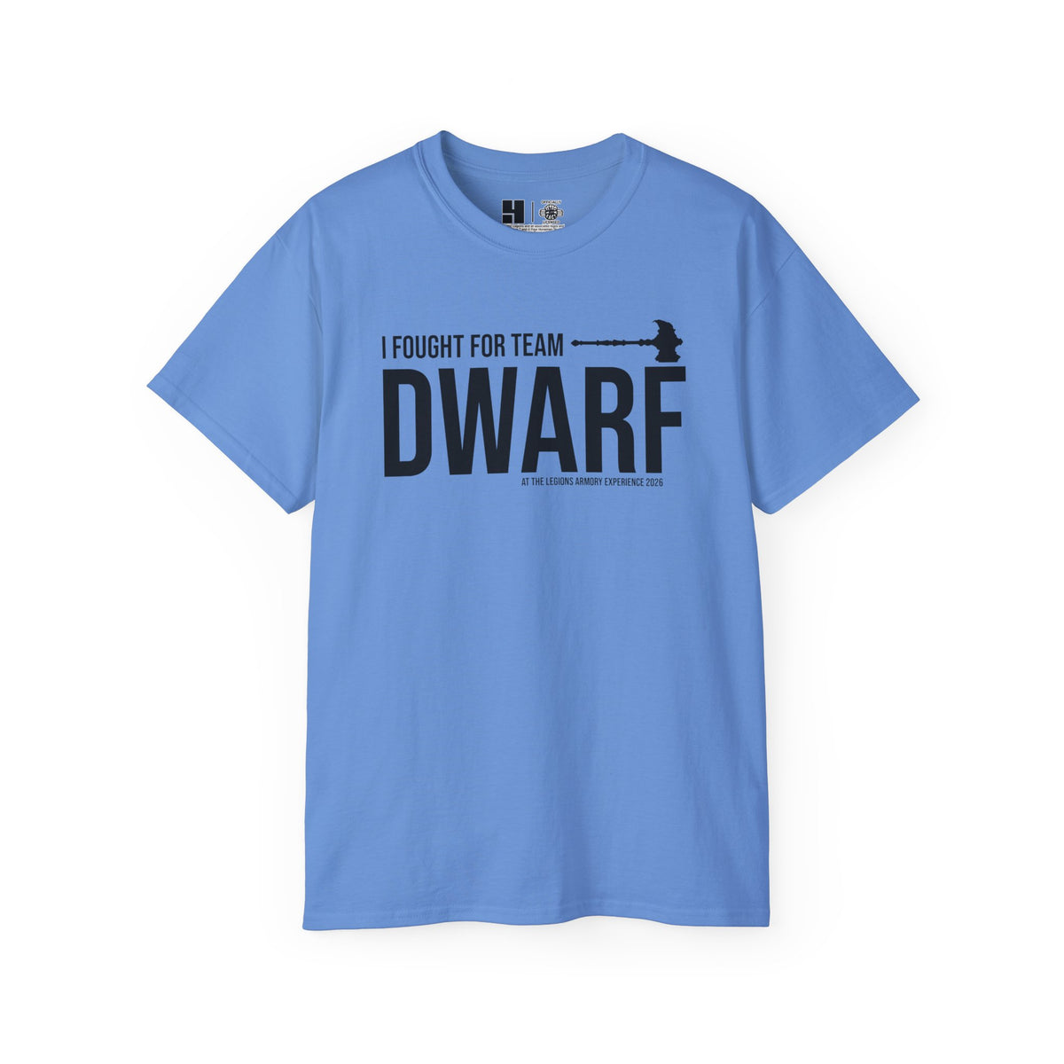 Team Dwarf Legions Con 2026 (Black Logo)  | Mythic Legions | Standard T-Shirt