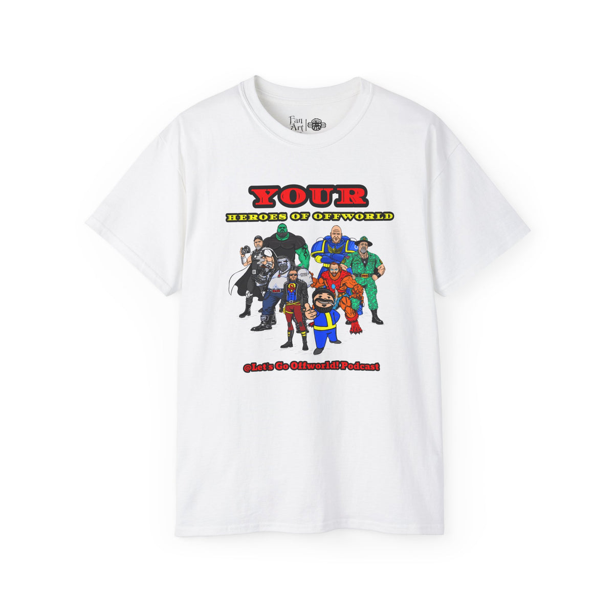 Heroes of Offworld | Mythic Legions | Fan Art | Standard T-Shirt