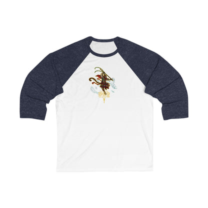 Monkey King, The v1 | Figura Obscura | 3\4 Sleeve Baseball T-Shirt