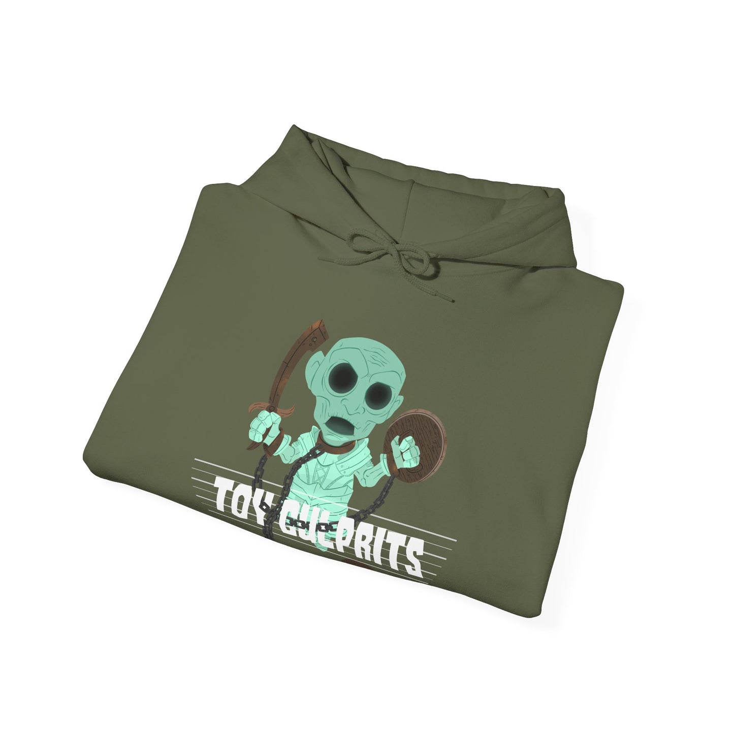 Toy Culprits Green Ghost | Mythic Legions | Fan Art | Pullover Hoodie
