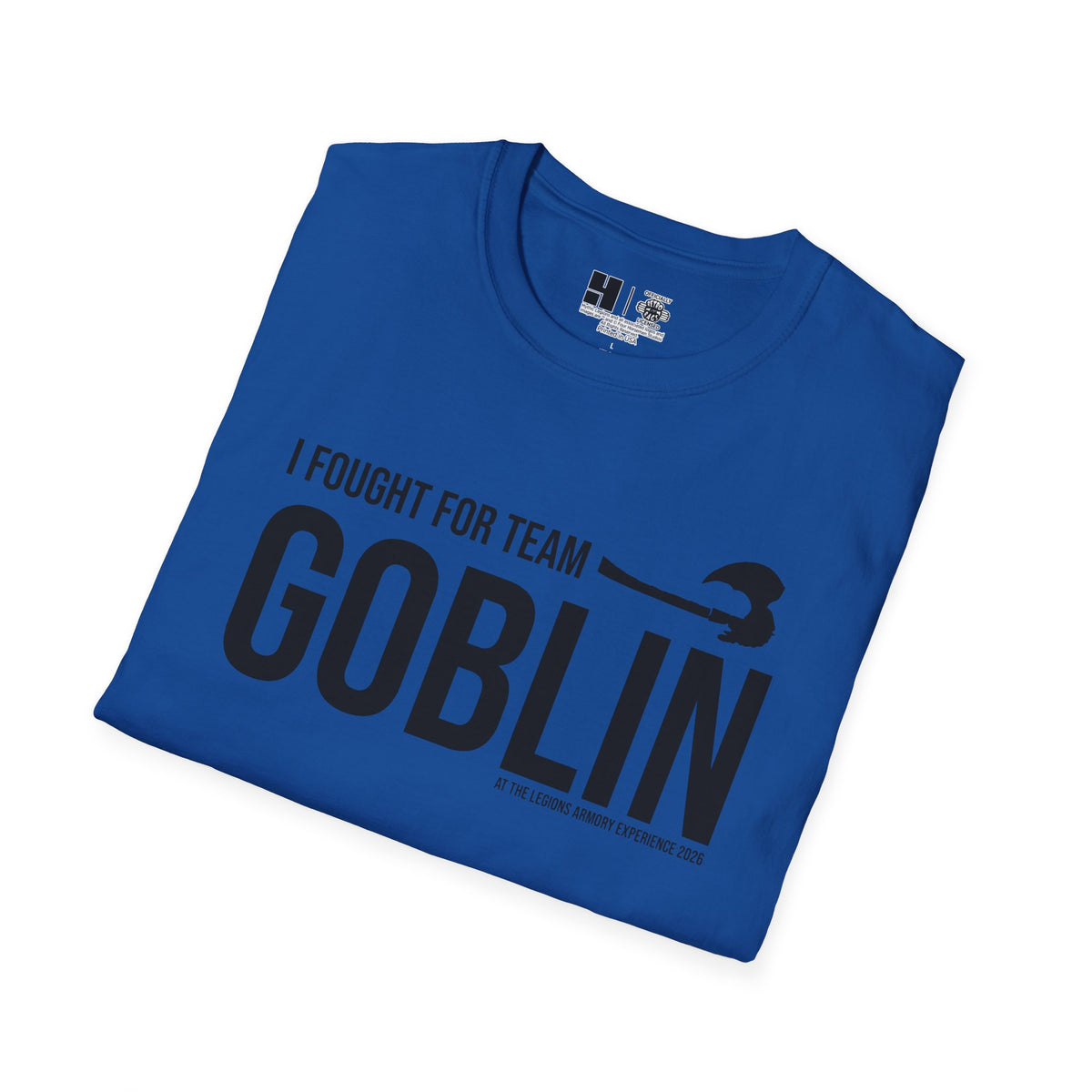 Team Goblin Legions Con 2026 (Black Logo) | Mythic Legions | Soft T-Shirt