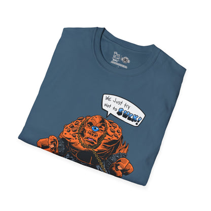 CB's Birthday Brontus | Mythic Legions | Fan Art | Soft T-Shirt