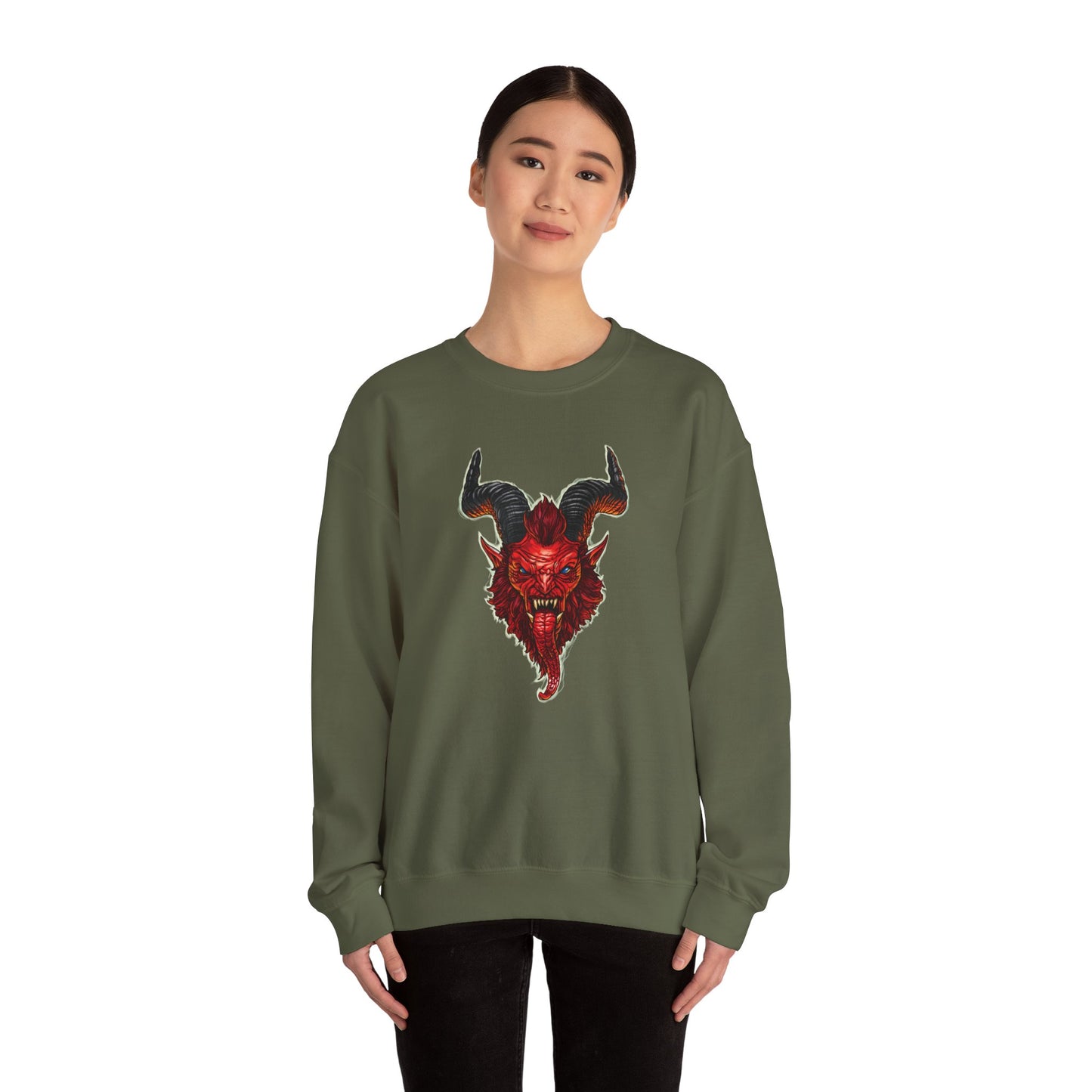 Krampus v2 Red | Figura Obscura | Sweatshirt