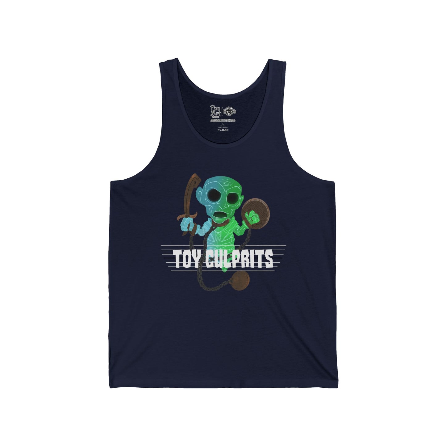 Toy Culprits Blue & Green Ghost | Mythic Legions | Fan Art | Tank Top