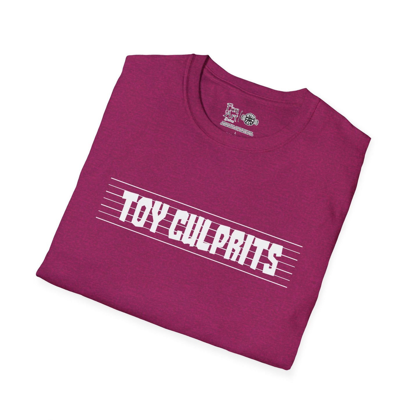 Toy Culprits White Logo | Mythic Legions | Fan Art | Soft T-Shirt