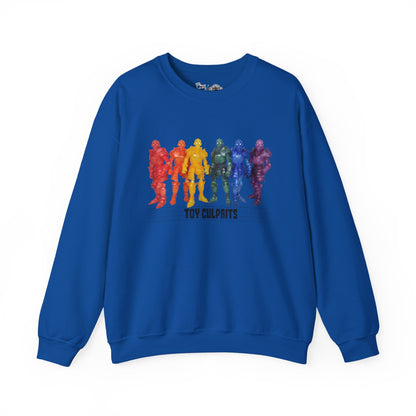 Rainbow Ghosts w/ Toy Culprits Black Logo | Mythic Legions | Fan Art | Sweatshirt