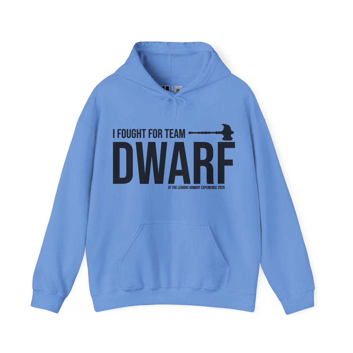 Team Dwarf Legions Con 2026 (Black Logo) | Mythic Legions | Pullover Hooodie