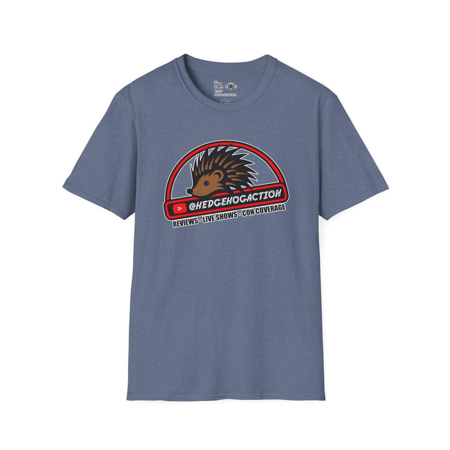 Hedgehog Action Logo | Mythic Legions | Fan Art | Soft T-Shirt