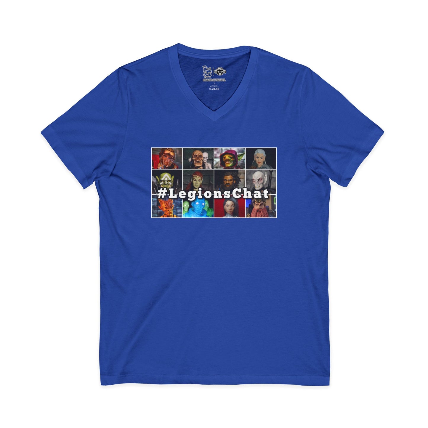 LegionsChat | Mythic Legions | Fan Art | V-Neck T-Shirt