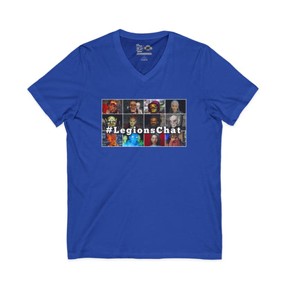 LegionsChat | Mythic Legions | Fan Art | V-Neck T-Shirt