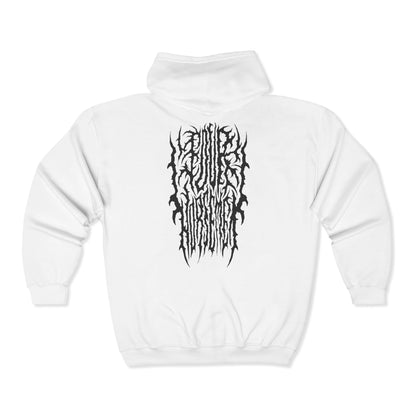 4H Metal Logo Black | Mythic Legions | Full Zip Hoodie