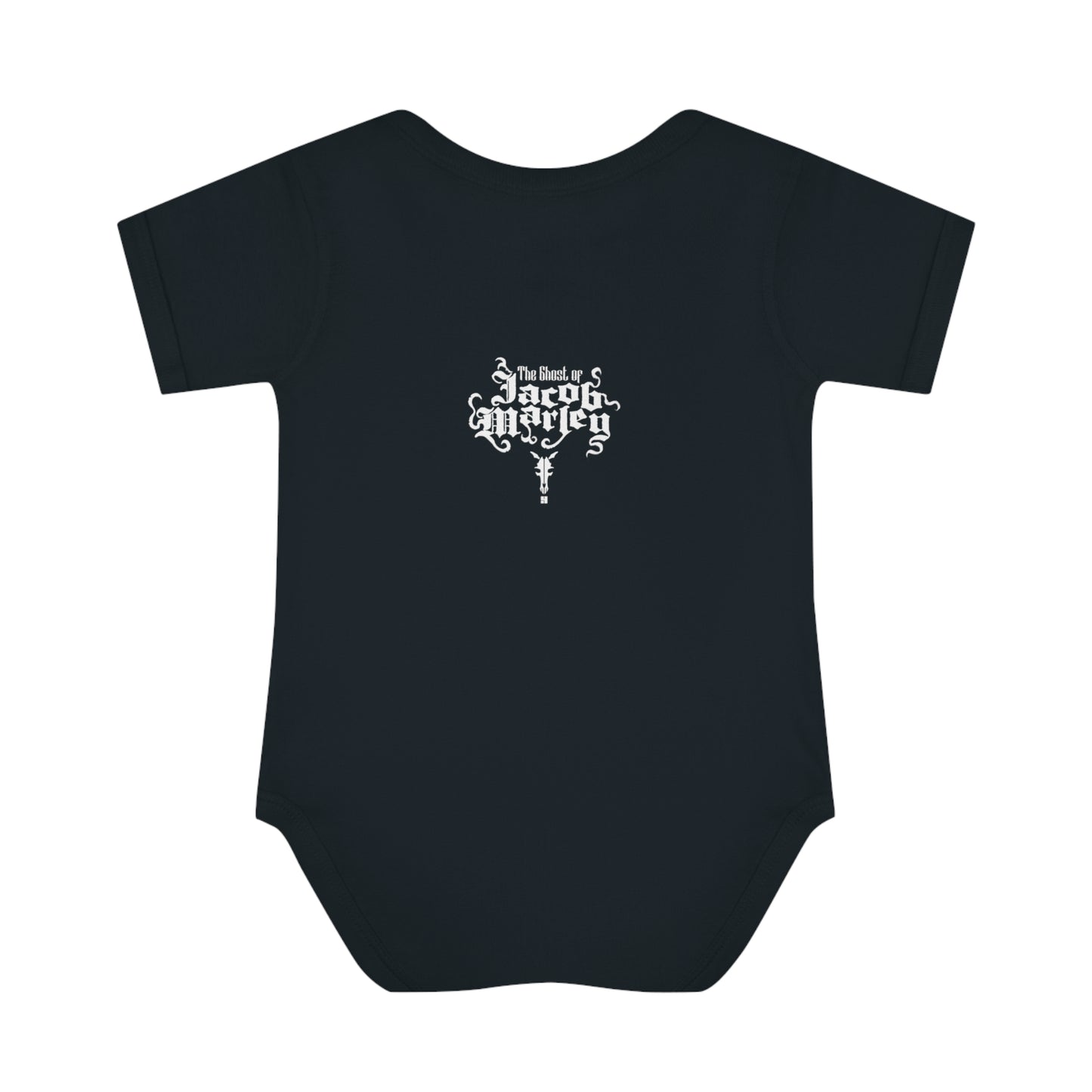 Jacob Marley | White | Figura Obscura | Baby Bodysuit