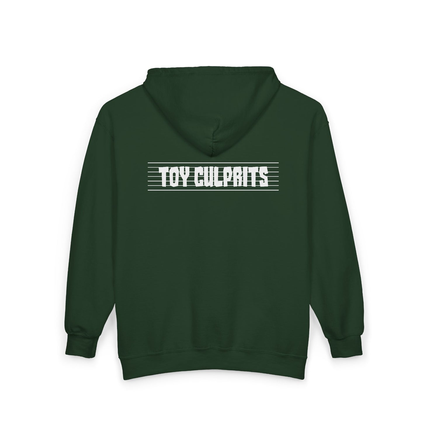 Toy Culprits White Logo | Mythic Legions | Fan Art | Full Zip Hoodie