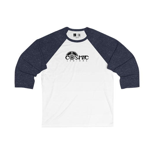 Cosmic Legion Logo | Black | 3\4 Sleeve Baseball T-Shirt