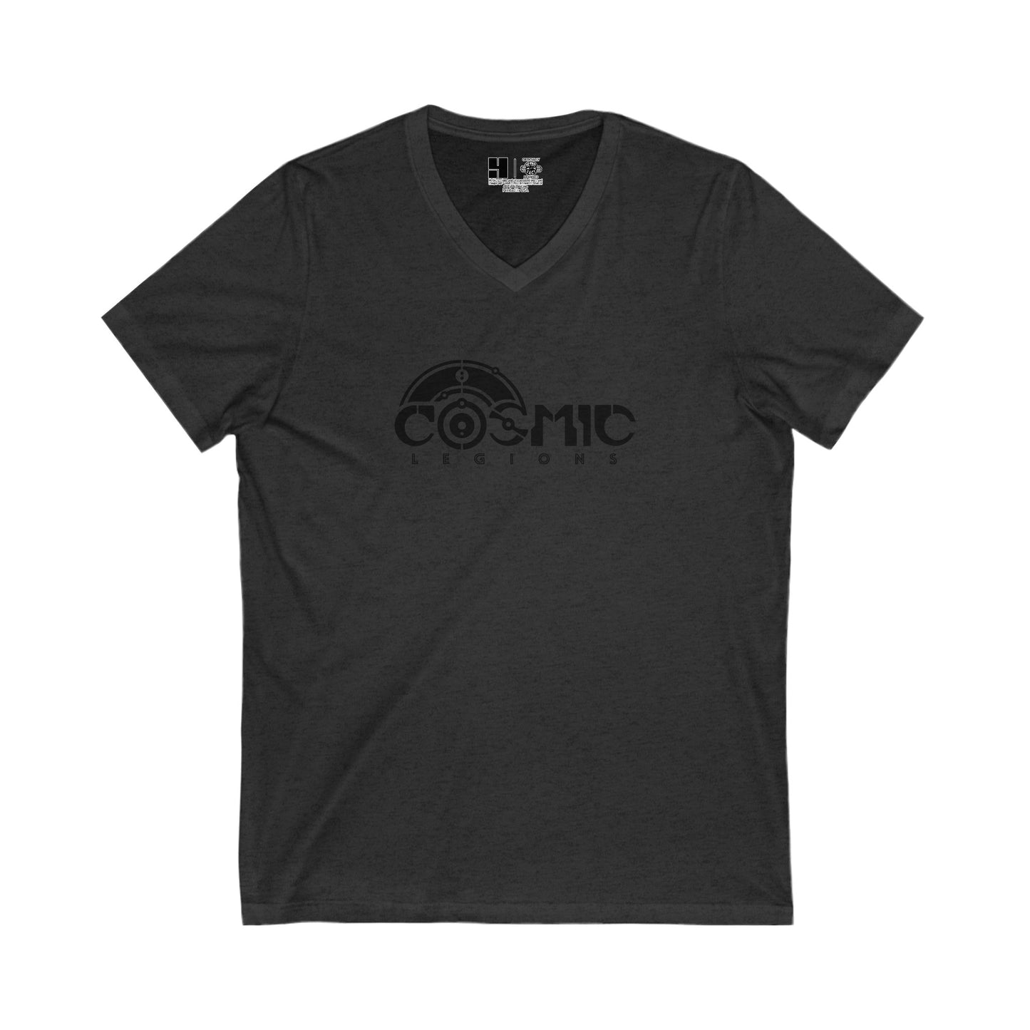 Cosmic Legions Logo | Black | V-Neck T-Shirt