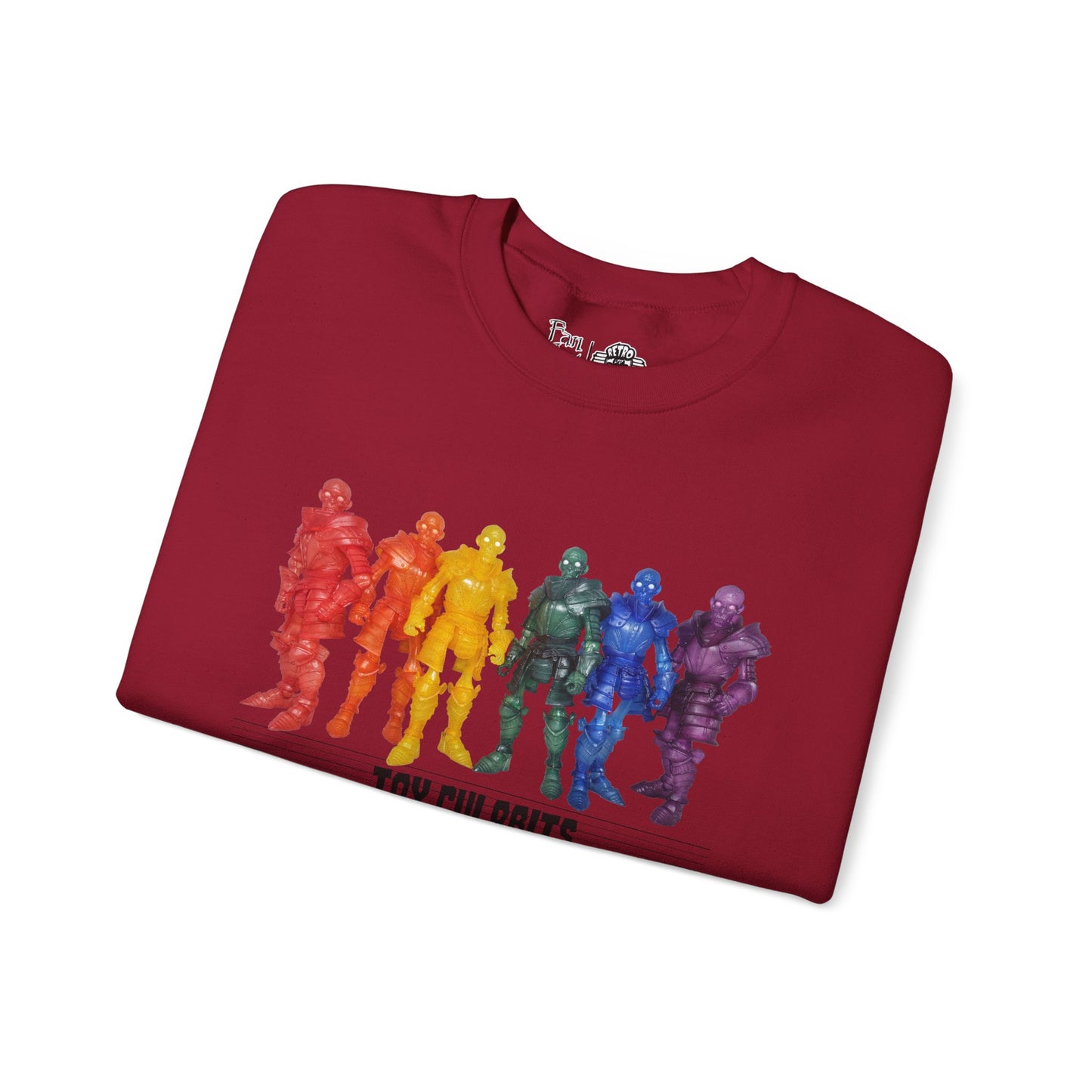 Rainbow Ghosts w/ Toy Culprits Black Logo | Mythic Legions | Fan Art | Sweatshirt