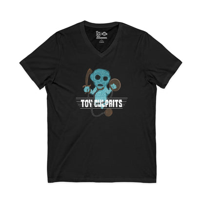 Toy Culprits Blue Ghost | Mythic Legions | Fan Art | V-Neck T-Shirt