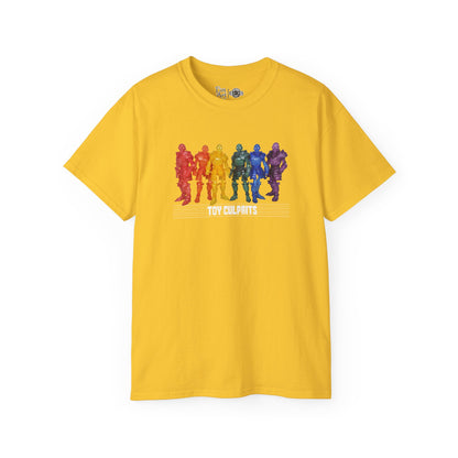 Rainbow Ghosts w/ Toy Culprits White Logo | Mythic Legions | Fan Art | Standard T-Shirt