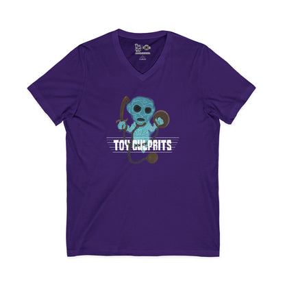 Toy Culprits Blue Ghost | Mythic Legions | Fan Art | V-Neck T-Shirt