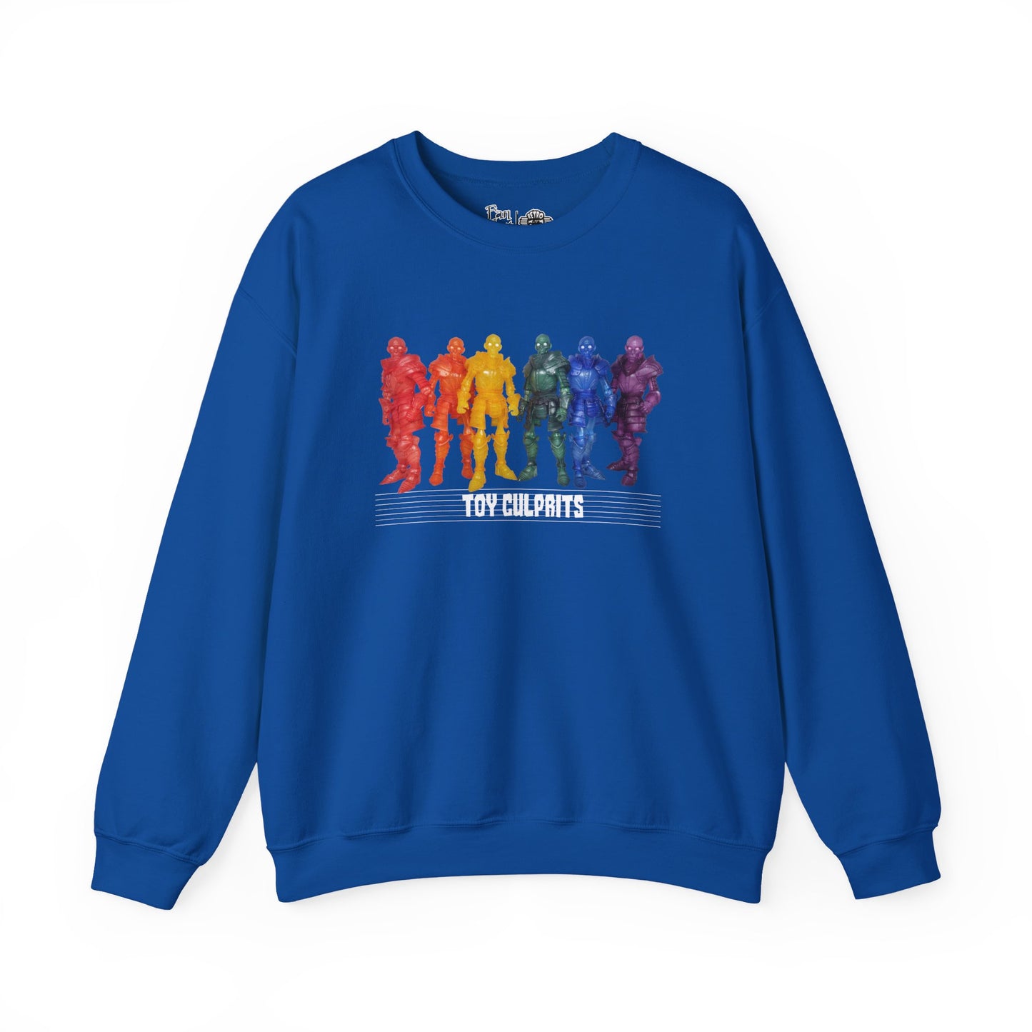 Rainbow Ghosts w/ Toy Culprits White Logo | Mythic Legions | Fan Art | Sweatshirt